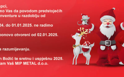 Neradni dani za prosinac 2024.